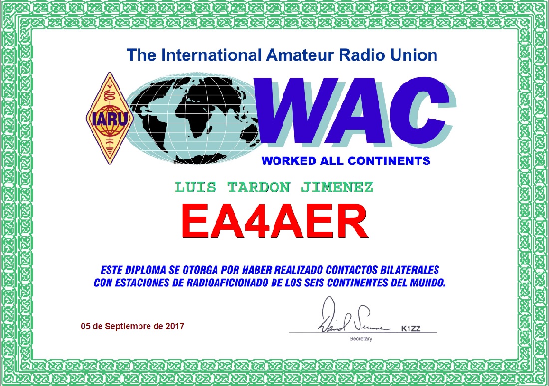 EA4AER WAC